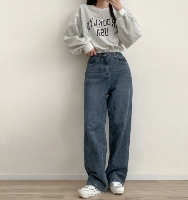 3기장! 와이드핏 예쁜
프로필 데님 팬츠!
